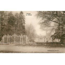 carte postale ancienne 77 FORGES. Le Château 1933 par Gachet