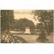 carte postale ancienne 03 MOULINS. Jardin de la Gare Statue de Banville