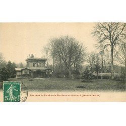 carte postale ancienne 77 FERRIERES ET PONTCARRE. Le Domaine 1909