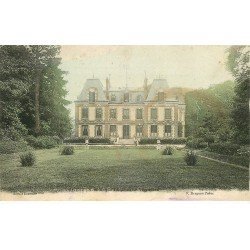 carte postale ancienne 77 GRETZ. Château de Vignolles avec Jardinier