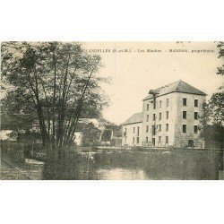 carte postale ancienne 77 GLANDELLES. Les Moulins 1951