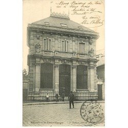 carte postale ancienne 77 MELUN. La Caisse d'Epargne 1914