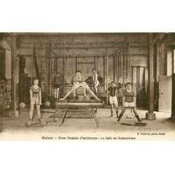 carte postale ancienne 77 MELUN. Ecole Normale d'Instituteurs la Salle de Gymnastique