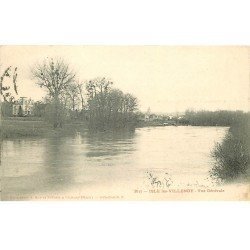 carte postale ancienne 77 ILE DE VILLENOY 1909