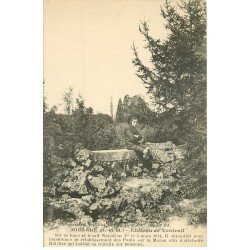 carte postale ancienne 77 JOUARRE. Château de Venteuil enfant Petit Marin assis 1917