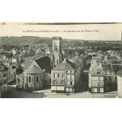 carte postale ancienne 77 LA FERTE-SOUS-JOUARRE. Vue prise de l'Hôtel de Ville
