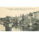carte postale ancienne 77 LA FERTE-SOUS-JOUARRE. Le Pont détruit par le Génie. Guerre 1914. Tampon du Génie