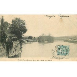carte postale ancienne 77 LA FERTE-SOUS-JOUARRE. Ile de la Marne 1904