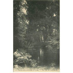 carte postale ancienne 77 LA FERTE-SOUS-JOUARRE. Le Petit Morin