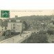 carte postale ancienne 77 LA FERTE-SOUS-JOUARRE. Pont et Rue des Palletiers 1912. Panneau Duburcq cartes postales illustrées
