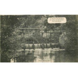 carte postale ancienne 77 LA FERTE-SOUS-JOUARRE. Un Déversoir du Petit Morin