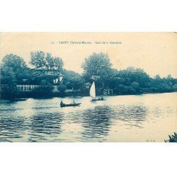 carte postale ancienne 77 LAGNY SUR MARNE. Quai de la Gourdine