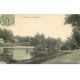 carte postale ancienne 77 LAGNY SUR MARNE. Ile de la Gourdine Pêcheurs sur barque 1906