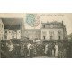 77 LAGNY SUR MARNE. La Place Jour de Marché 1905. Grand Café du Centre et Bal