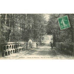 77 LIVERDY. Pont de la Bertellerie Château du Monceau 1913