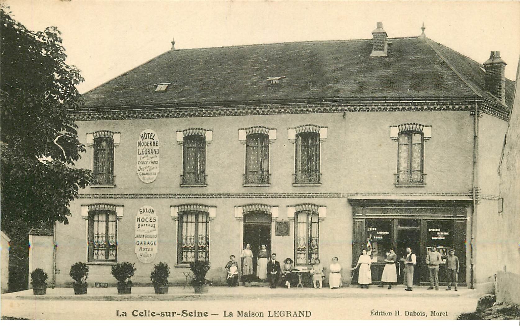 77 LA CELLE-SUR-SEINE. La Maison Legrand Hôtel Restaurant et Epicerie