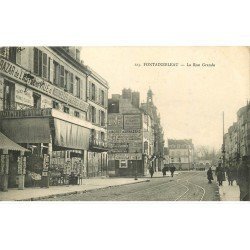 77 FONTAINEBLEAU. Superbe lot de 18 CPA. Magasin Cartes Postales Rue Grande, la Paroisse, route Melun, Chasse à Courre