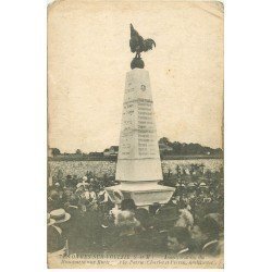 77 LES ORMES SUR VOULZIE. Inauguration Monument aux Morts (dans l'état)...