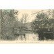carte postale ancienne 77 LES SITES DU MORIN. Canotage sur le Grand Morin à Mourox