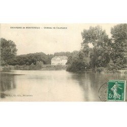 carte postale ancienne 77 MONTEREAU. Château de Courbeton 1908