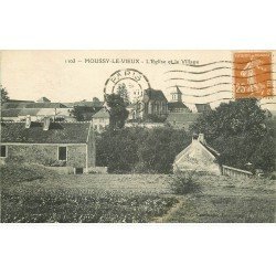 carte postale ancienne 77 MOUSSY-LE-VIEUX. Eglise du Village