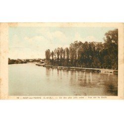 carte postale ancienne 77 MISY-SUR-YONNE. La Gaule. Timbre absent 1951