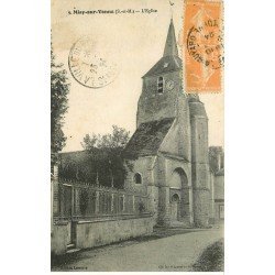 carte postale ancienne 77 MISY-SUR-YONNE. L'Eglise 1924