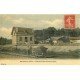 77 MAROLLES-SUR-SEINE. Etablissement de Pisciculture 1907 wagonnet tiré par un Ane. Belle carte toilée