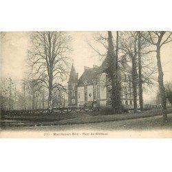 carte postale ancienne 77 MAROLLES-EN-BRIE. Parc du Château 1906