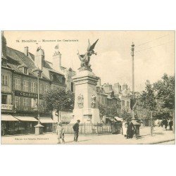 carte postale ancienne 03 MOULINS. Monument des Combattants