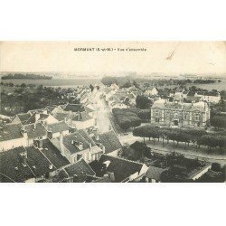 carte postale ancienne 77 MORMANT. Vue d'ensemble 1914