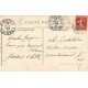 carte postale ancienne 77 MORMANT. Avenue de la Gare 1908 belle Carte toilée