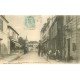 carte postale ancienne 77 MARLOTTE. Grande Rue et Clocher 1906