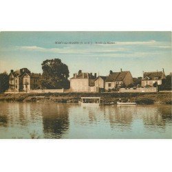 carte postale ancienne 77 MARY-SUR-MARNE. Canotage bords de Marne