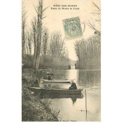 77 MARY-SUR-MARNE. Moulin du Condé 1906 canotage 1906