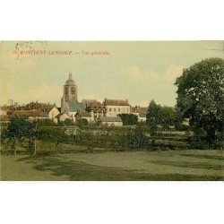 carte postale ancienne 77 MONTIGNY-LENCOUP. Vue générale 1914