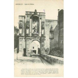 carte postale ancienne 77 NANTOUILLET. Entrée du Château 1910