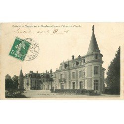 carte postale ancienne 77 NEUFMOUTIERS. Château du Chemin 1909