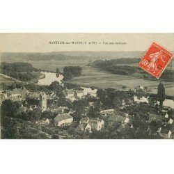 carte postale ancienne 77 NANTEUIL-SUR-MARNE. Vue 1927