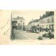 77 NANGIS. Le Carrefour Jour de Marché 1903 Epicerie Weber