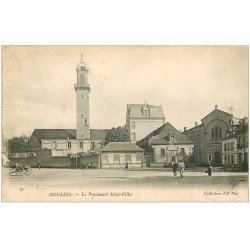 carte postale ancienne 03 MOULINS. Pensionnat Saint-Gilles 1905. Huilerie du Centre