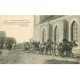 carte postale ancienne 77 NEUFMONTIERS. Artillerie traversant le Village
