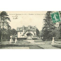 carte postale ancienne 77 PRESLES. Le Château
