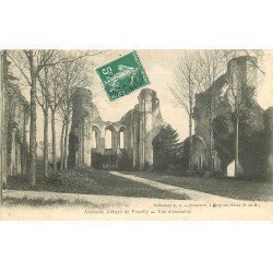 carte postale ancienne 77 PREUILLY. Ancienne Abbaye 1909