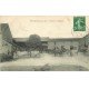 carte postale ancienne 77 PONTAULT. Ferme de Pontault 1913. Paysans Boeufs et Chevaux 1913