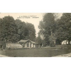 carte postale ancienne 77 PONTAULT. Le Château, Orangerie et Jardin 1932