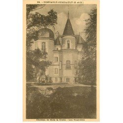 carte postale ancienne 77 PONTAULT-COMBAULT. Château de Bois la Croix Tourelles