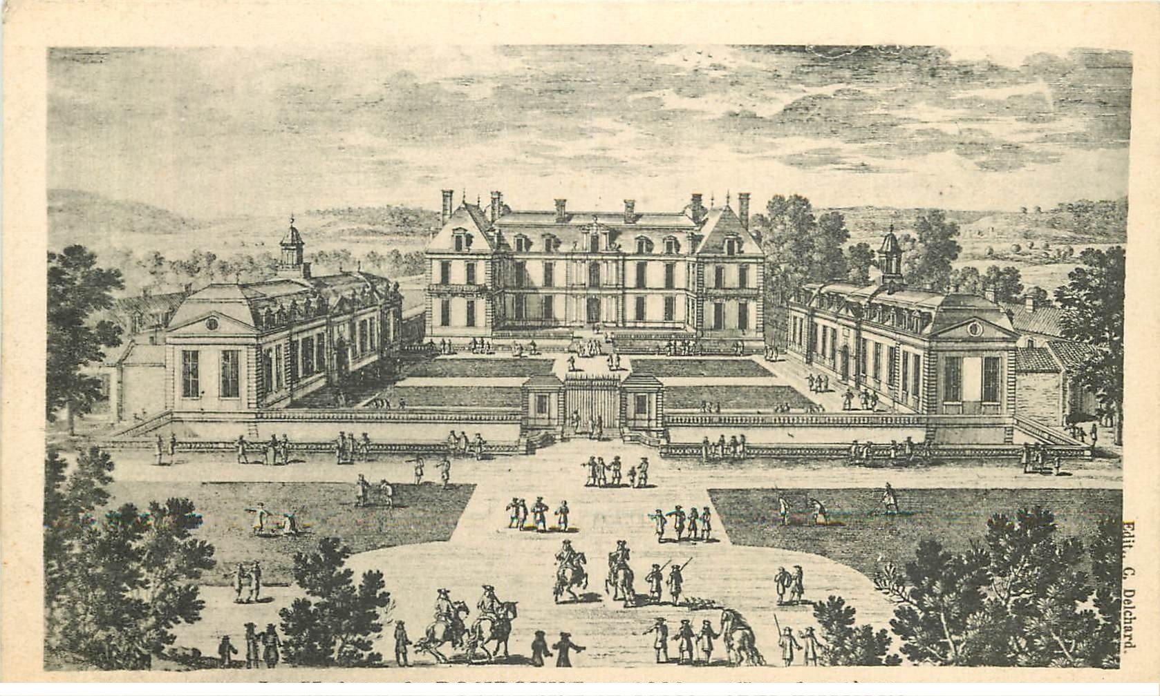 carte postale ancienne 77 POMPONNE. La Maison en 1663