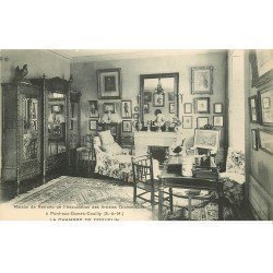 carte postale ancienne 77 PONT-AUX-DAMES. Maison Retraite Artistes Chambre de Coquelin