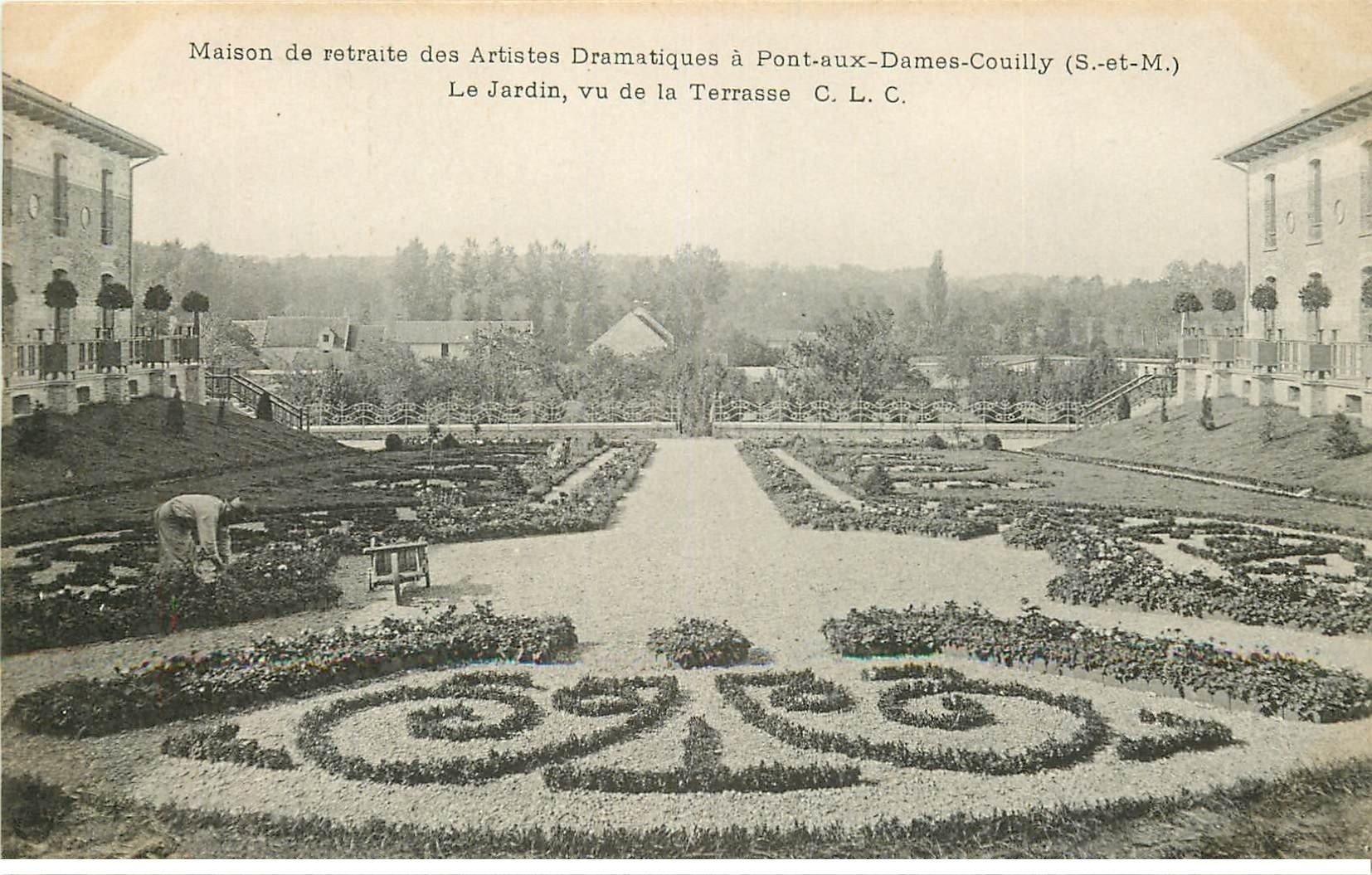 carte postale ancienne 77 PONT-AUX-DAMES-COULLY. Maison Retraite Artistes le Jardin